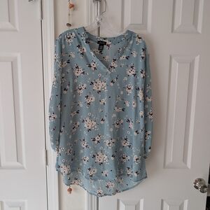 Justify Light Blue Floral Blouse